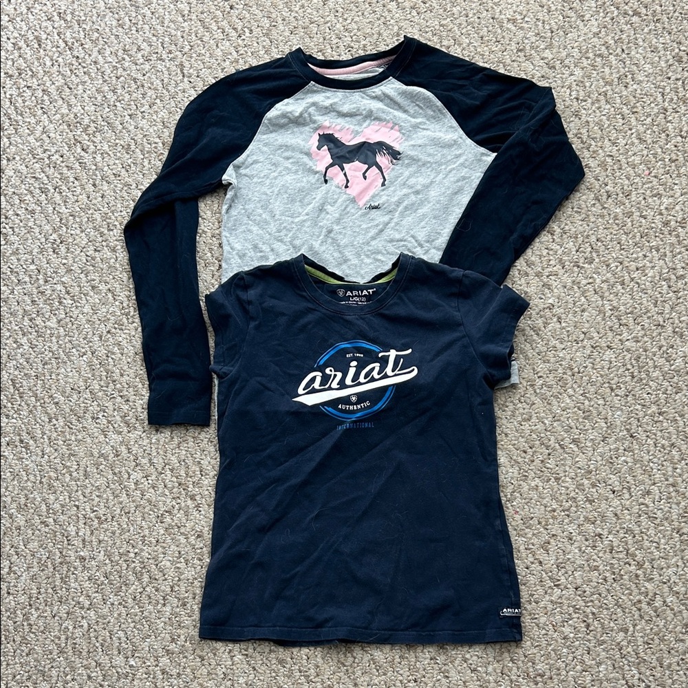 Ariat LOT 2 Kids' Horse Graphic Tees